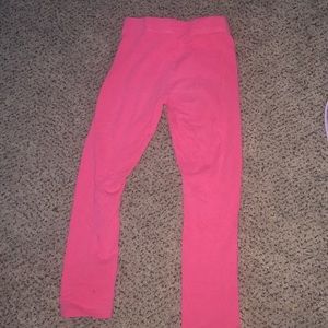 Pink leggings